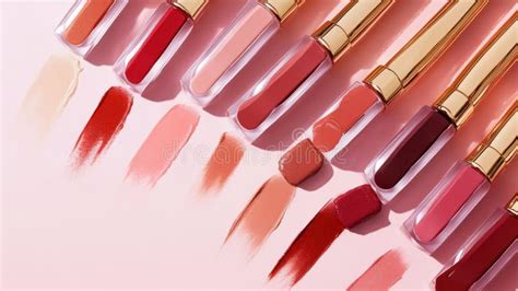 Image showcasing a range of modern lip gloss products with innovative textures and finishes.