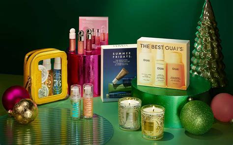 Assortment of beautifully packaged beauty gift sets for various categories